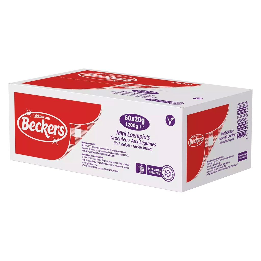 Mini Loempia Vegetables Beckers 50+10 x 20 gr