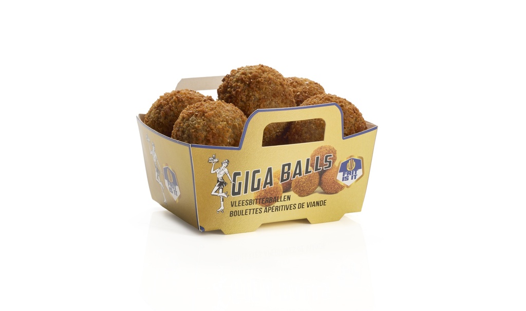 Serveerbakjes Giga Balls Frit is it 20 st