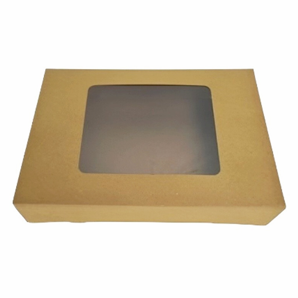 Vensterdozen Karton Kraft 45 cm (460x320x80mm) 10 st