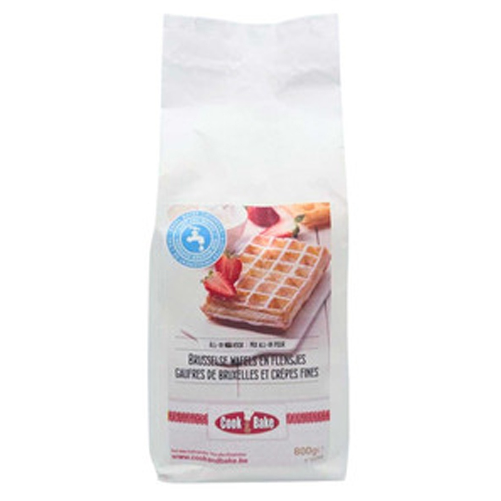 ALL-IN MIX POUR GAUFRES DE BRUXELLES COOK&BAKE 800GR