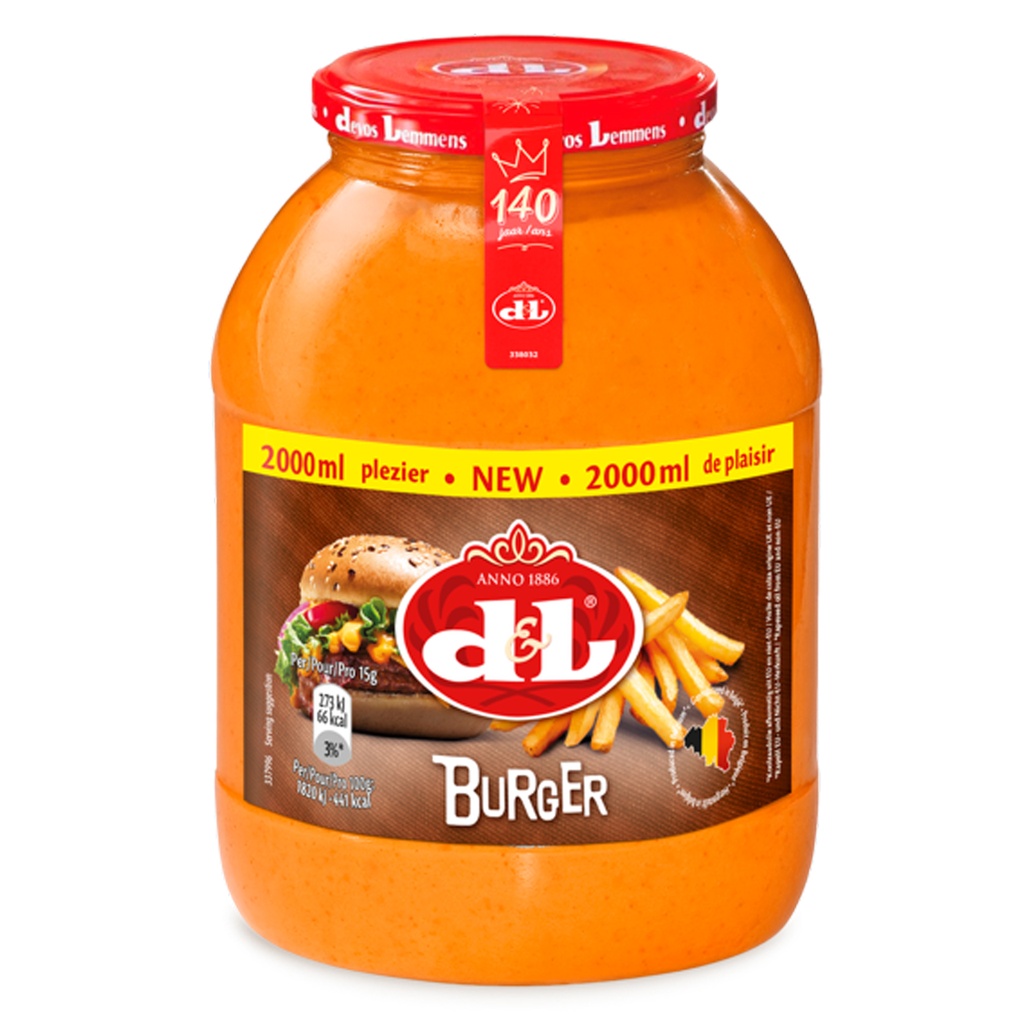 Burger saus Devos Lemmens Pet 2 L
