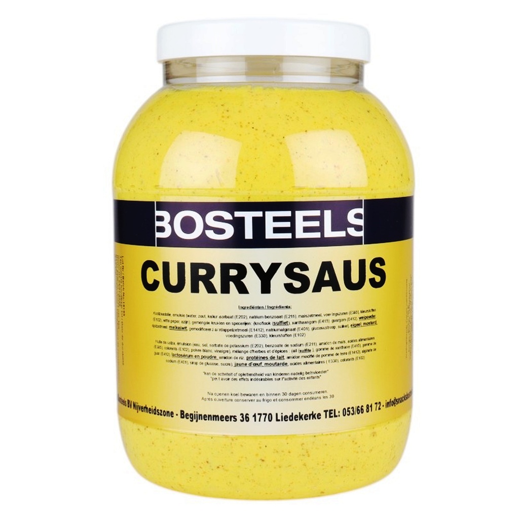 Curry Saus Bosteels Pet 3 L