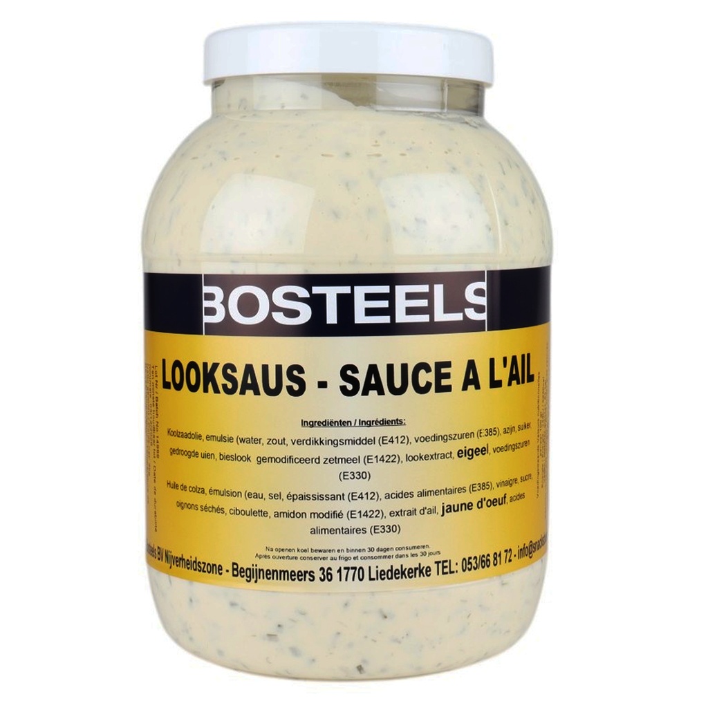 Garlic Sauce (Piita) Bosteels PET 3L