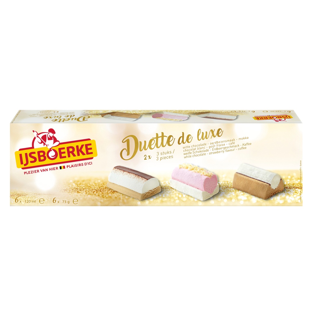 Duette Deluxe Ijsboerke 6 x 120 ml