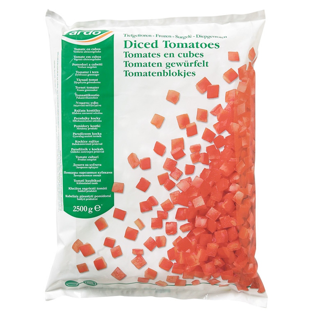 Tomaten Blokjes 10 x 10 mm Ardo 2,5 kg