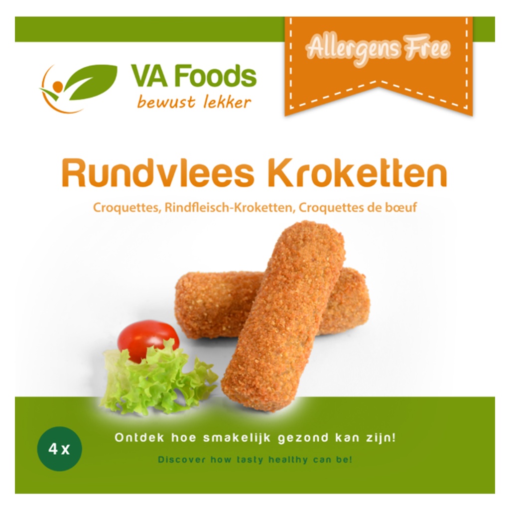 RTL Rundvlees Kroketten VA Foods 4 x 80 gr