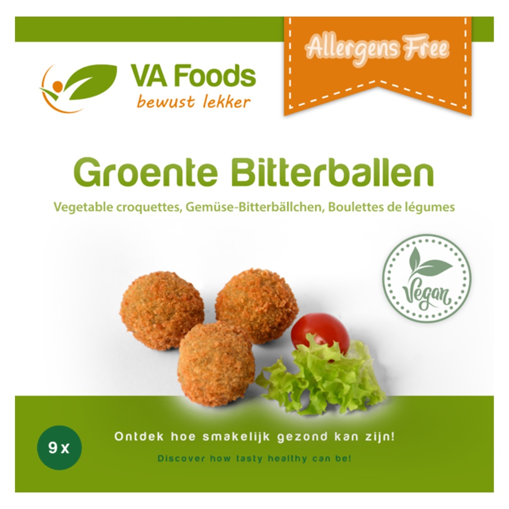 RTL Vegetable Bitterballen VA Foods 9 x 25 gr