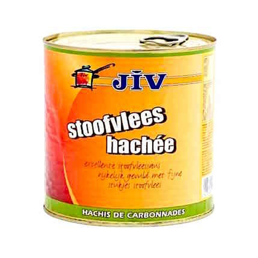 Stoofvlees Haché Jiv Blik 2,7 kg