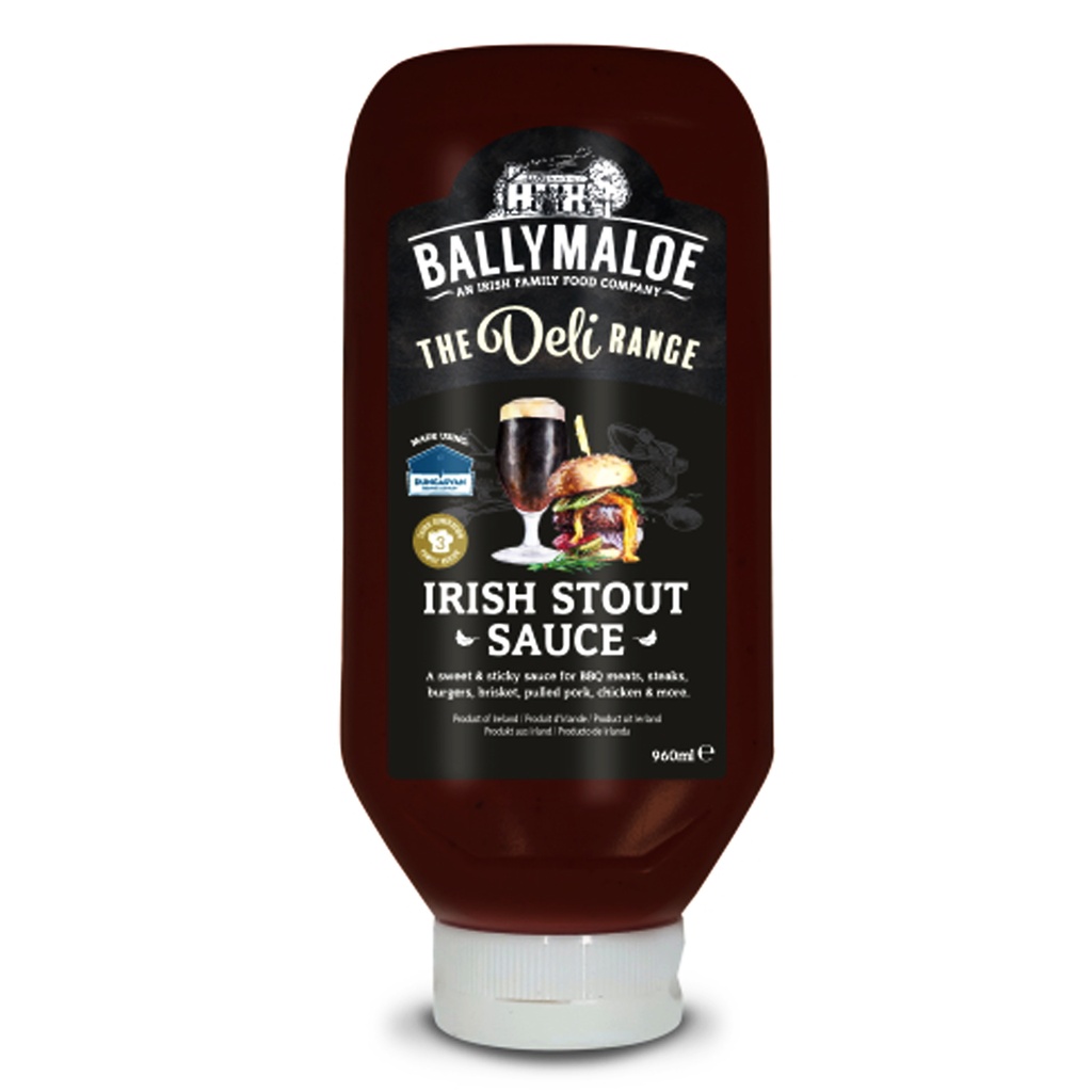 Irish Stout Bier Steak Sauce Ballymaloe 960 ml