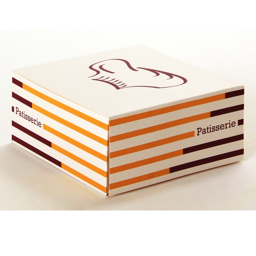 Patisserie Dozen 23 x 23 x 8 cm Wit 100 st