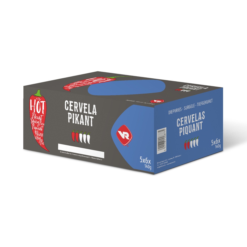 Cervela Spicy Vanreusel 30 x 140 gr