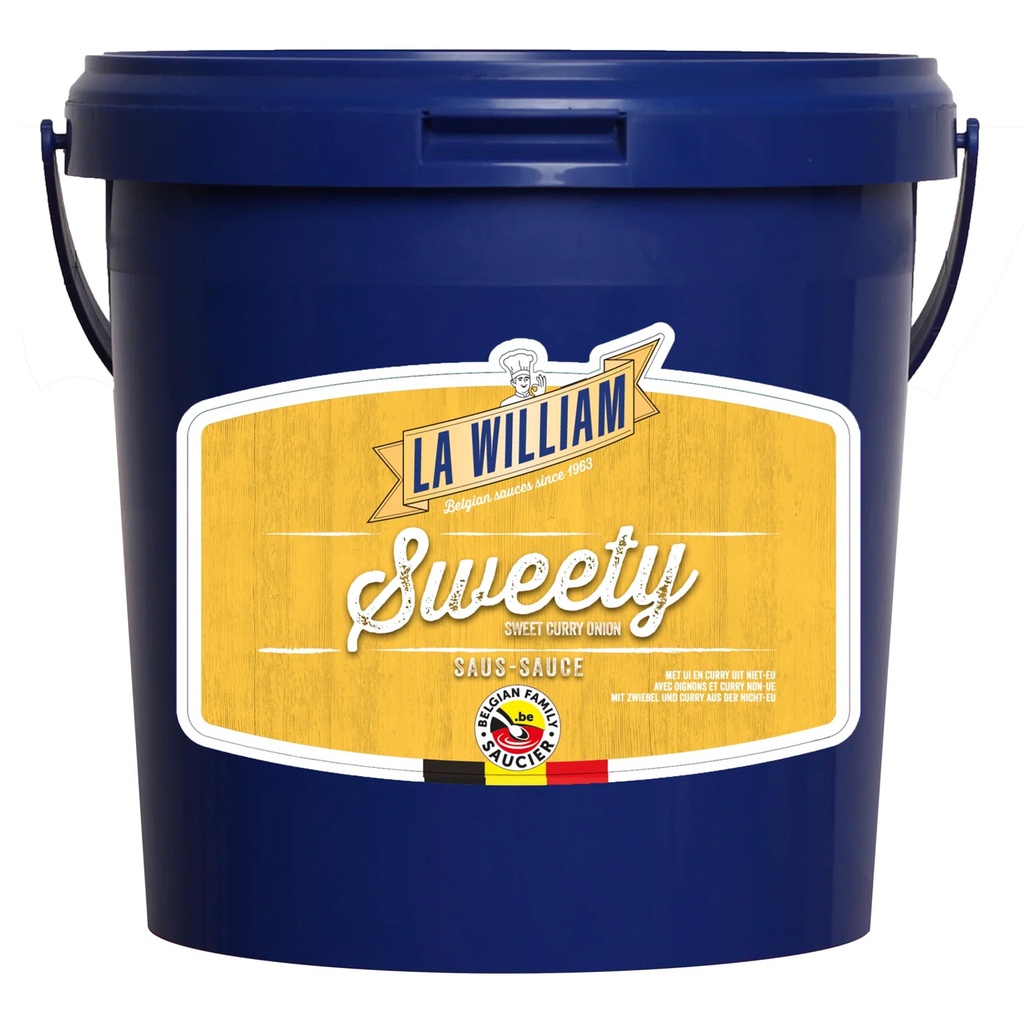 Sweety (Sweet Curry Onion) Sauce La William Bucket 3 L