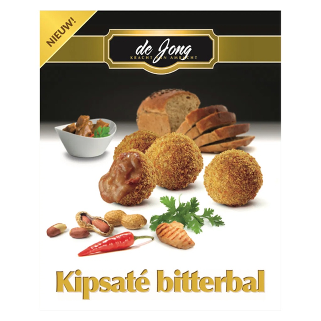 Bitterballen Kipsaté  De Jong  65 x 30 gr