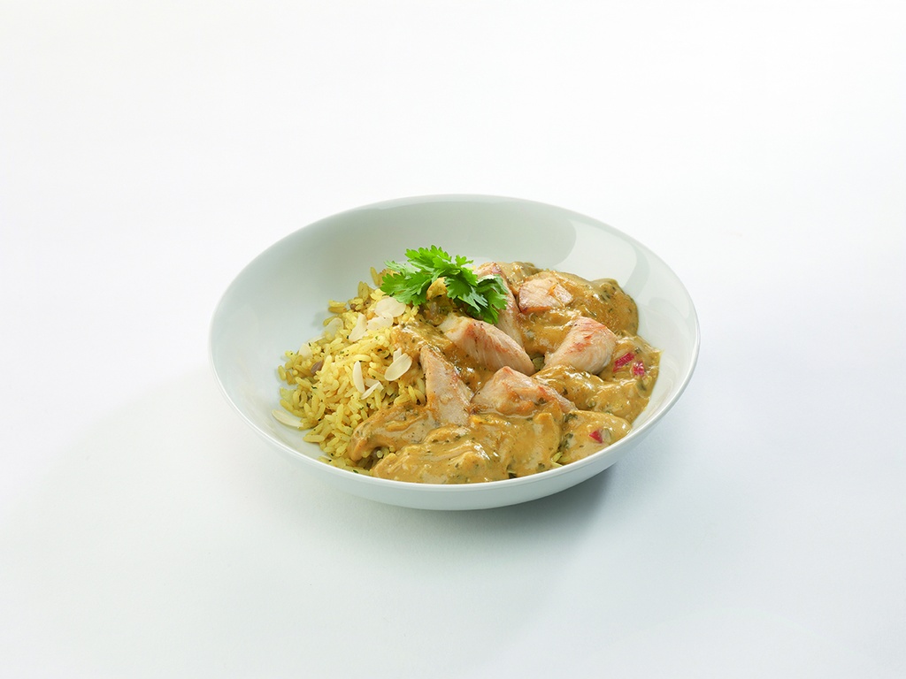 Kip Korma met rijst Deli Meal 500 gr