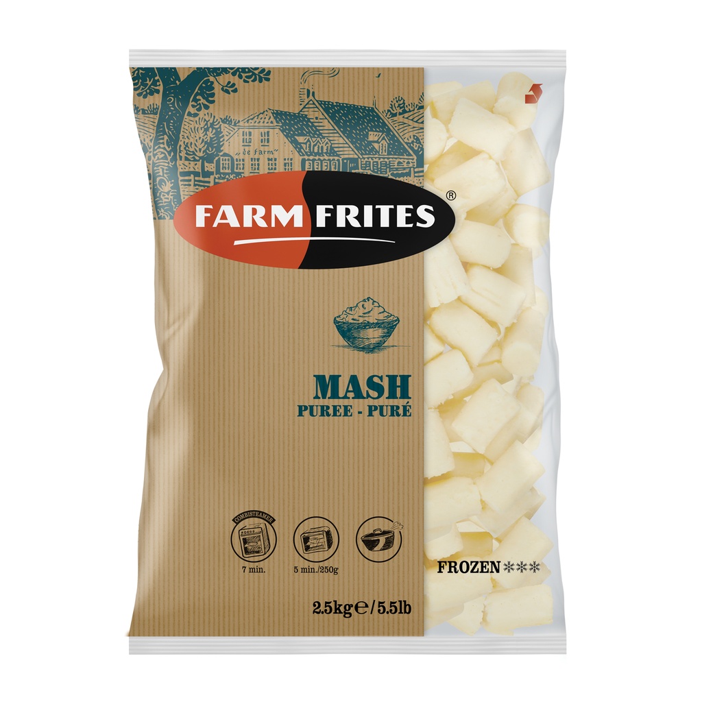 Aardappel Puree Mash Farm Frites 2,5 kg