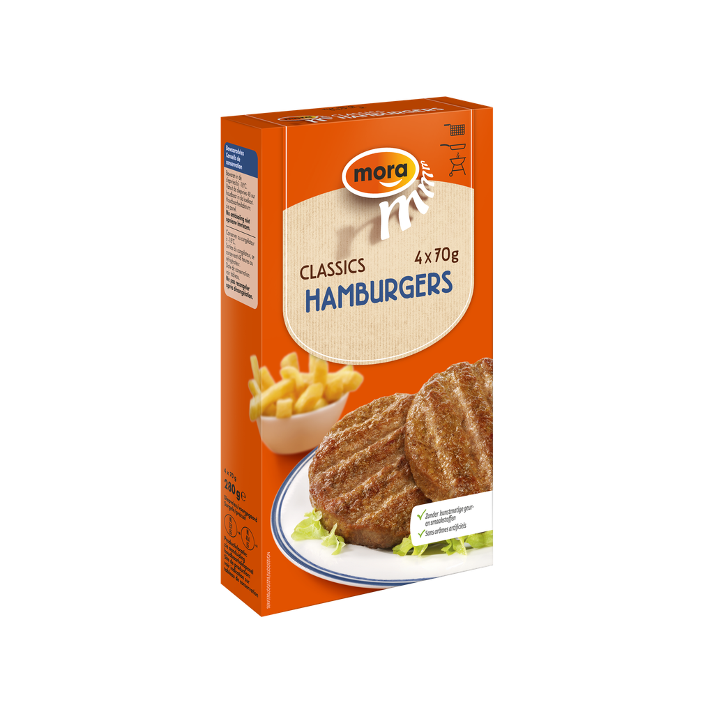 RTL Hamburger Mora 4x70gr