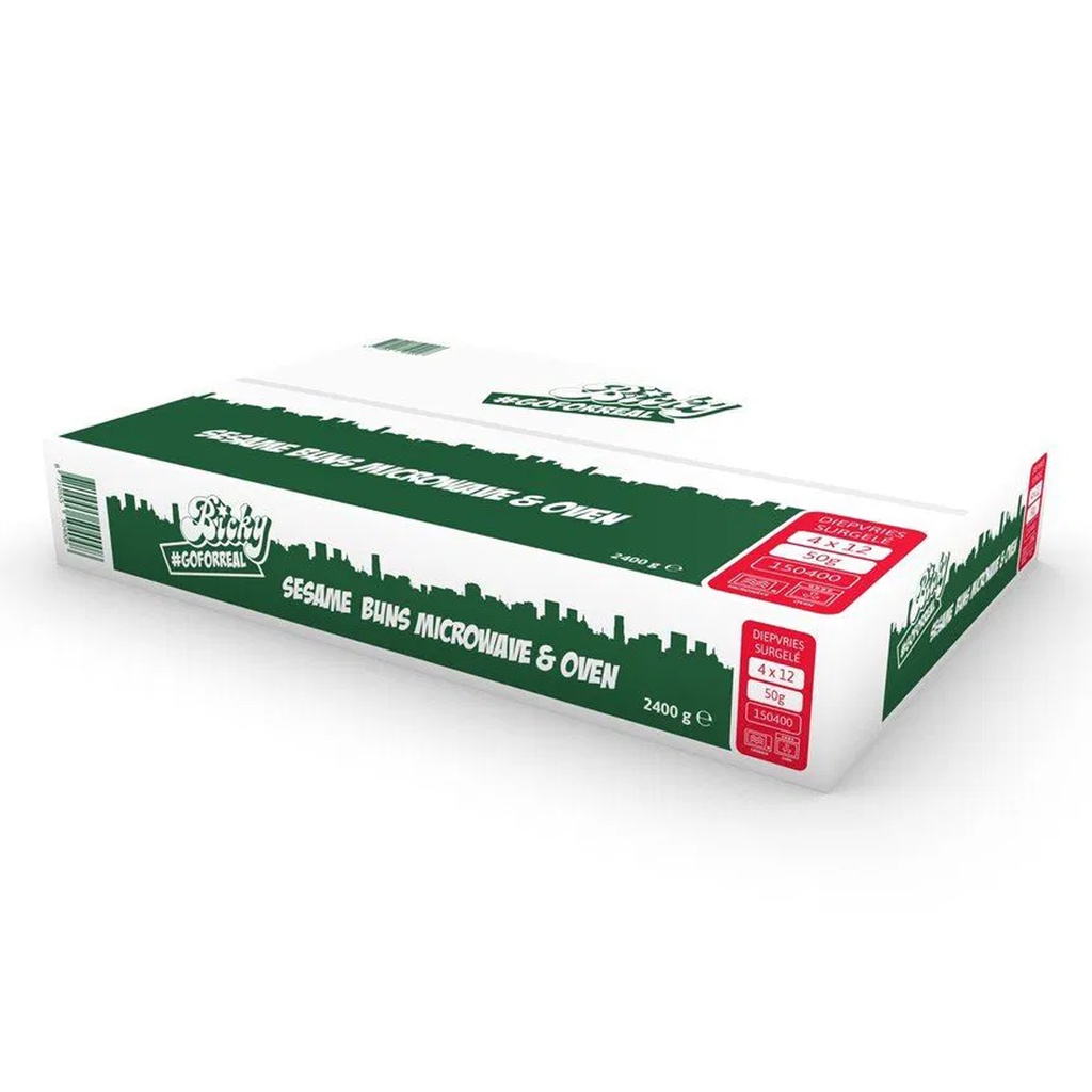 Bicky Sesam Buns Microwave 48 x 50 gr