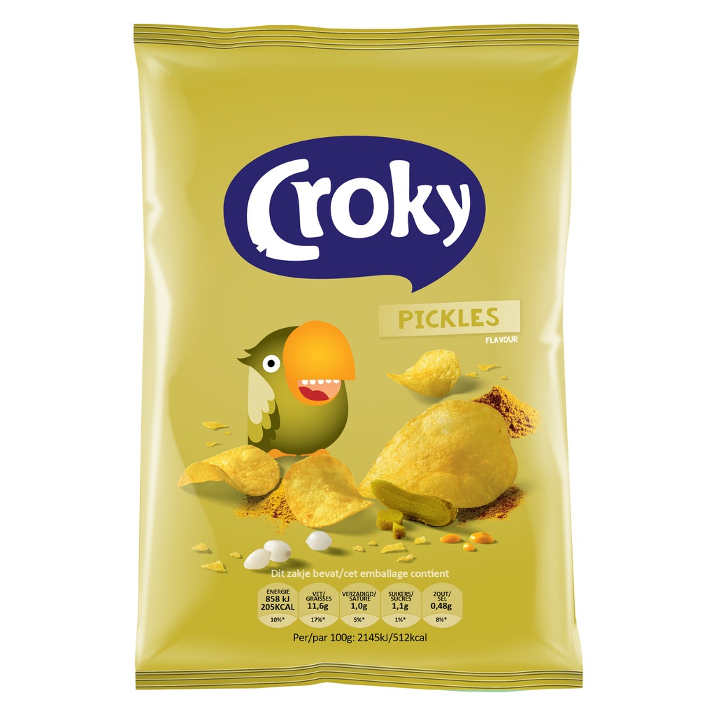 Chips Pickles Croky 100 gr