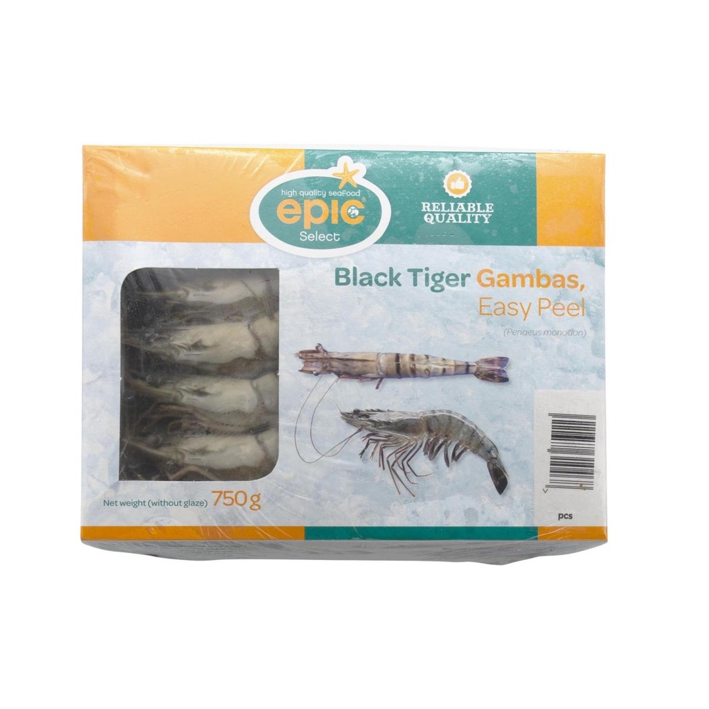 Black Tiger Garnalen 13/15st Epic 800 gr 