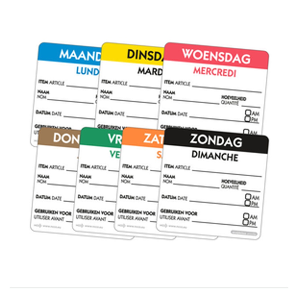 LabelFresh Pro Etiket Zondag 500st 