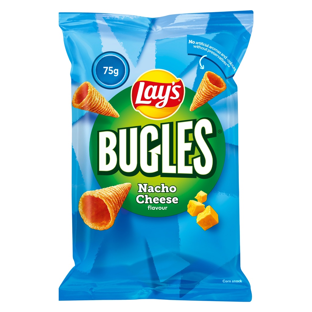 Chips Bugles Nacho Cheese Lay's 75 gr