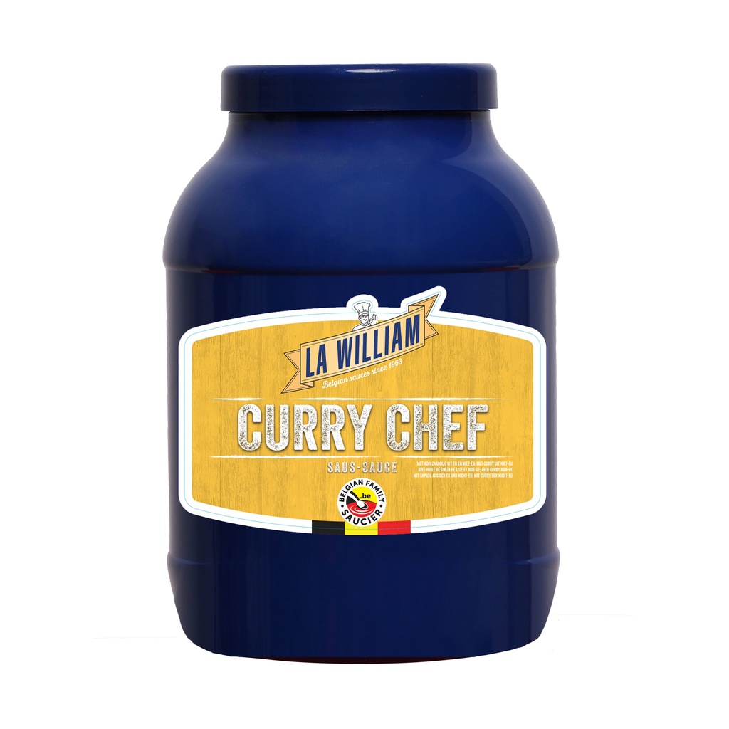 Curry Saus Chef La William Pet 3 L