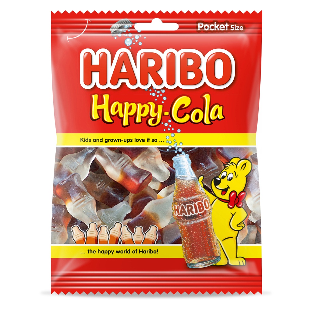 Cola Flesjes Haribo 28 x 75 gr