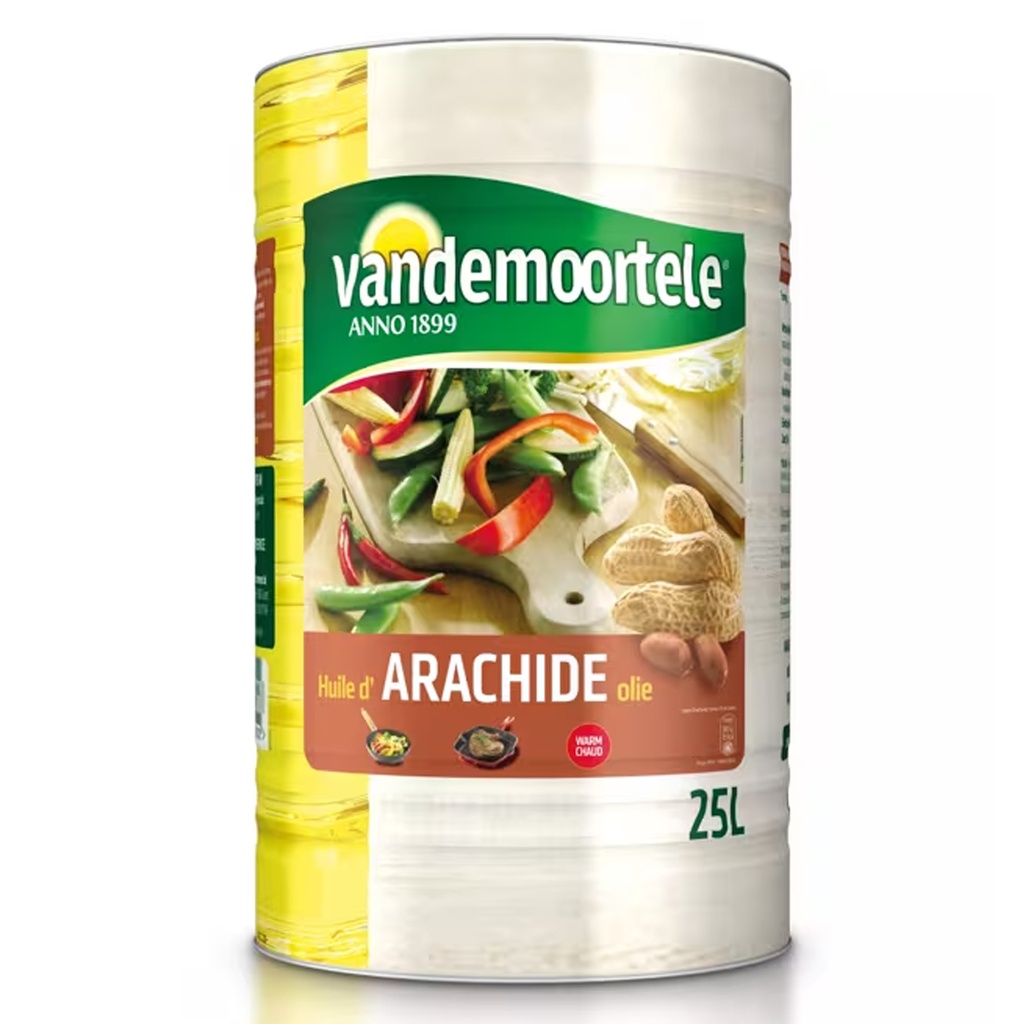Olie Arachide Vandemoortele Can 25 L