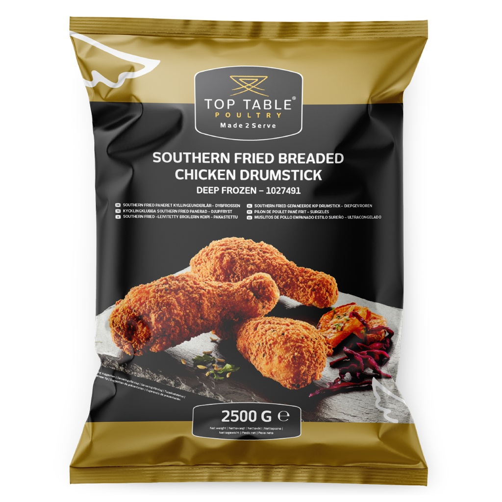 1027491 South. Fried Chick Drumstick Top Table - 2.5 kg