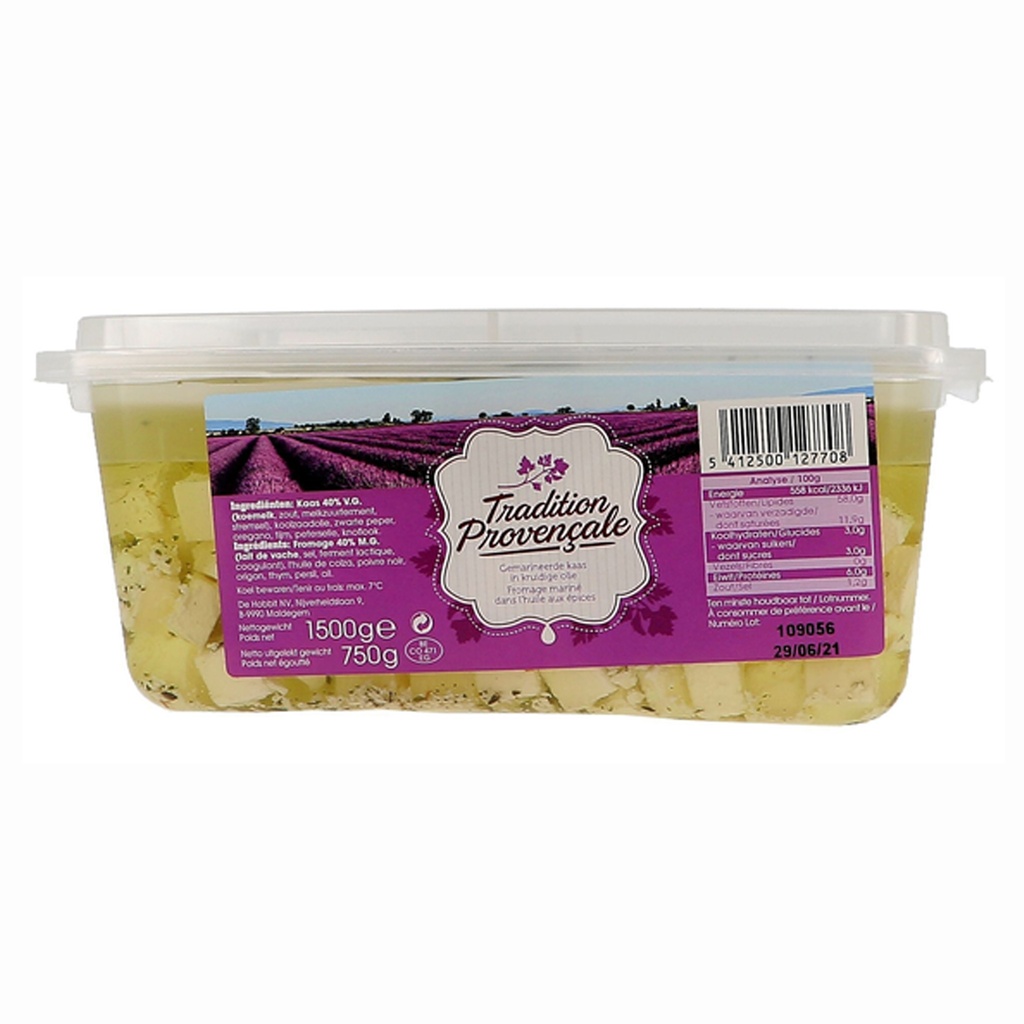 Feta Blokjes Bak 1,5 kg