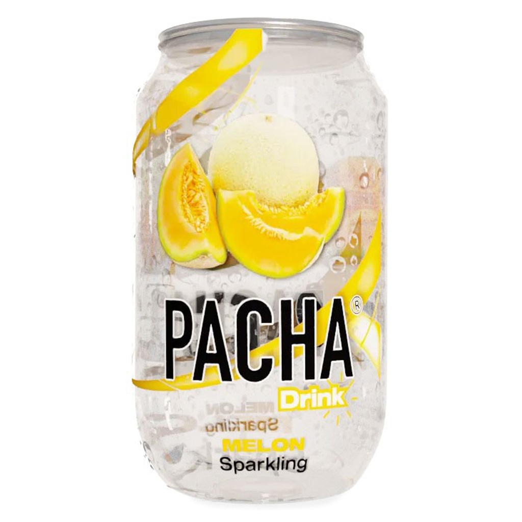 Pacha Drink Melon Sparkling Can 24 x 33 cl