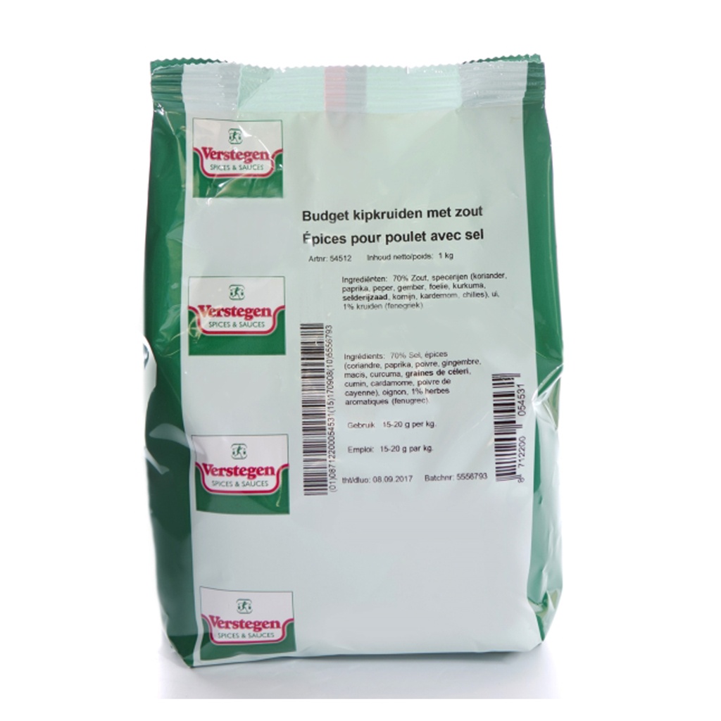 Budget Kip Kruiden Met Zout Verstegen 1 kg