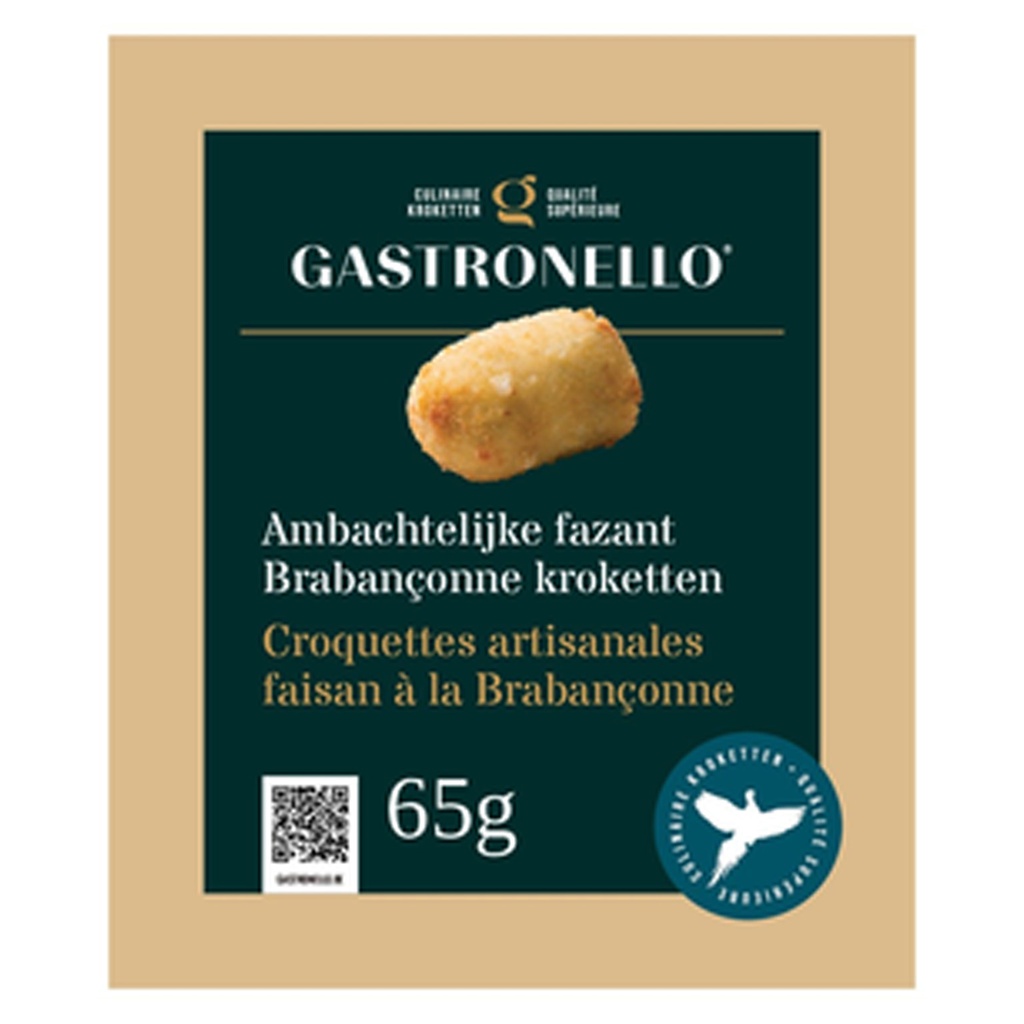 Fazant Brabançonne Kroket Ambachtelijk 12 x 65 gr