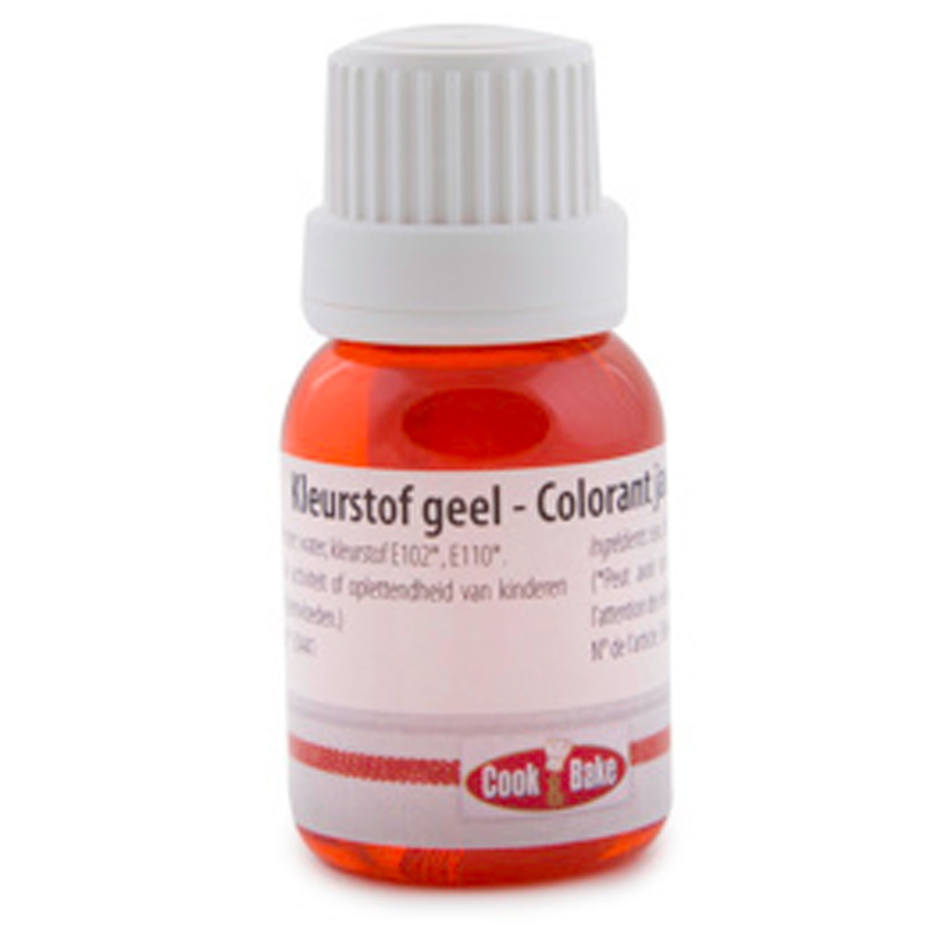 COLORANT ALIMENTAIRE JAUNE COOK&BAKE 20ML