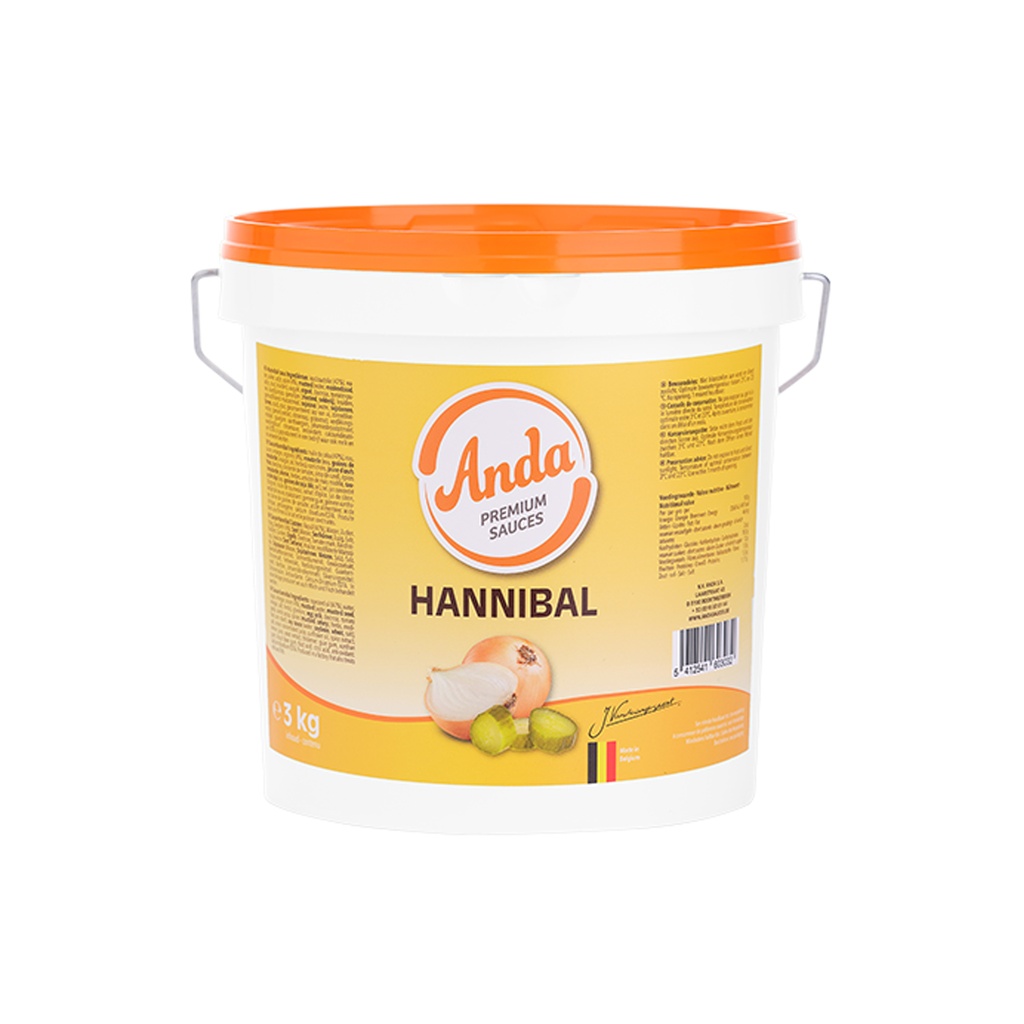 Hannibal Saus Anda Bucket 3 L