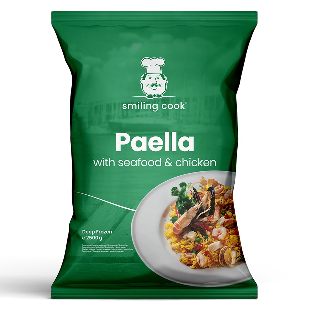 Paella Met Zeevruchten Valencia Smiling Cook 2,5 kg - B7