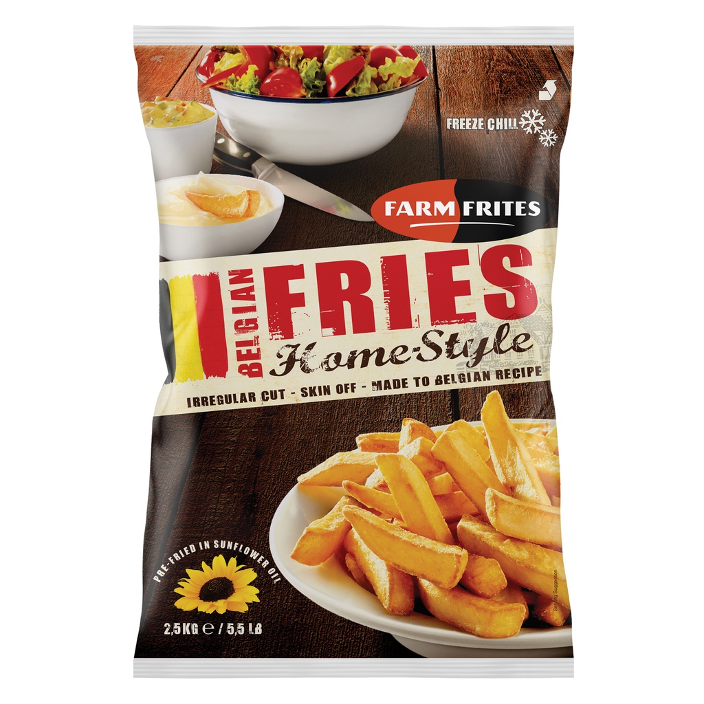 Frieten Home Style Belgisch Sunflower Farm Frites 2,5 kg
