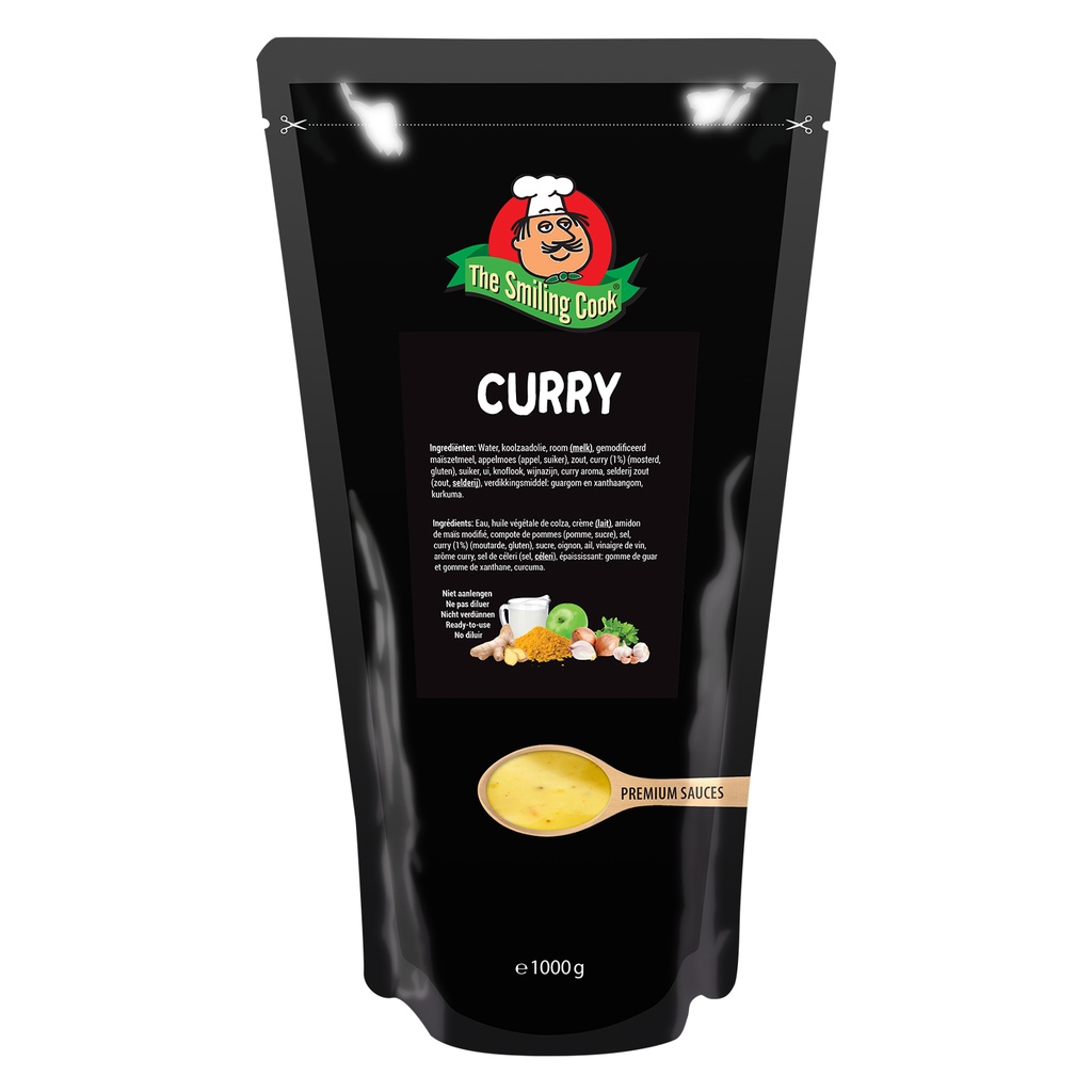 H26 Curry Saus Smiling Cook 1 kg