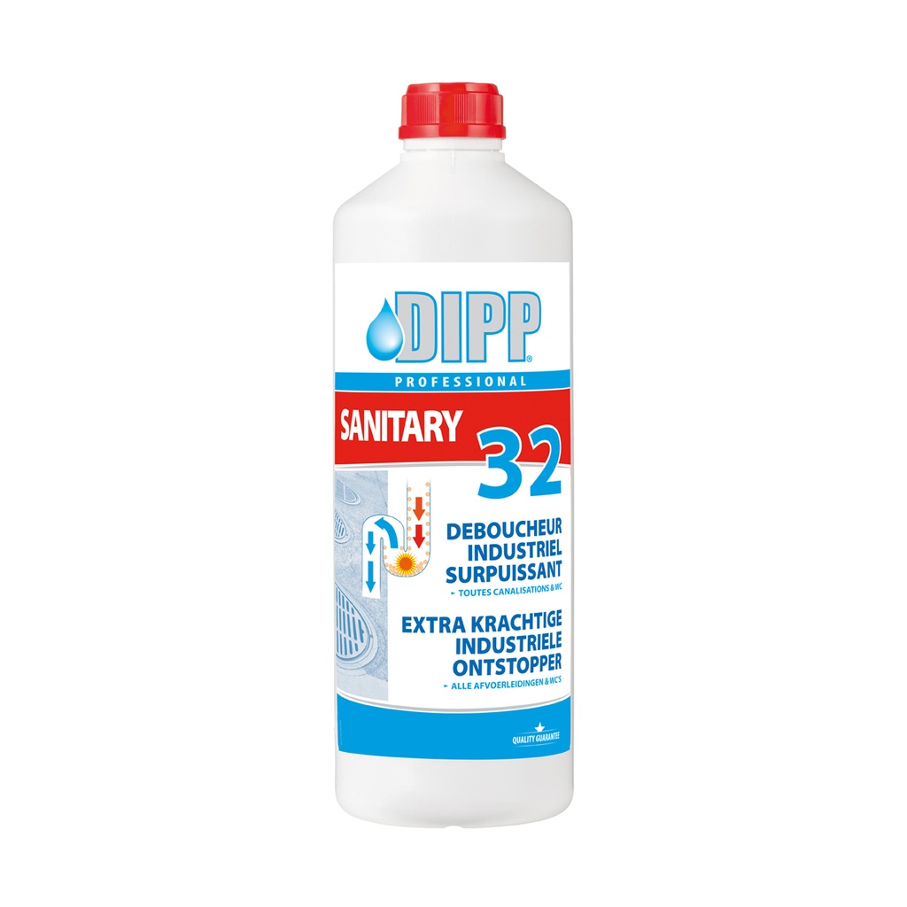 Ontstopper Krachtig Indust. Dipp (32) Fles 1 L