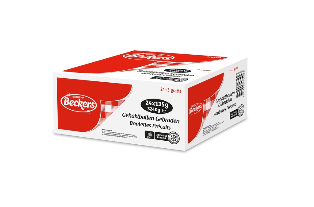 Gehaktbal VIOC Beckers 21 + 3 x 135 gr