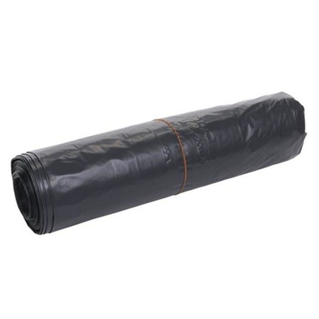 Vuilniszak (90x120)160 lt Zwart (228372) 6X25 ST