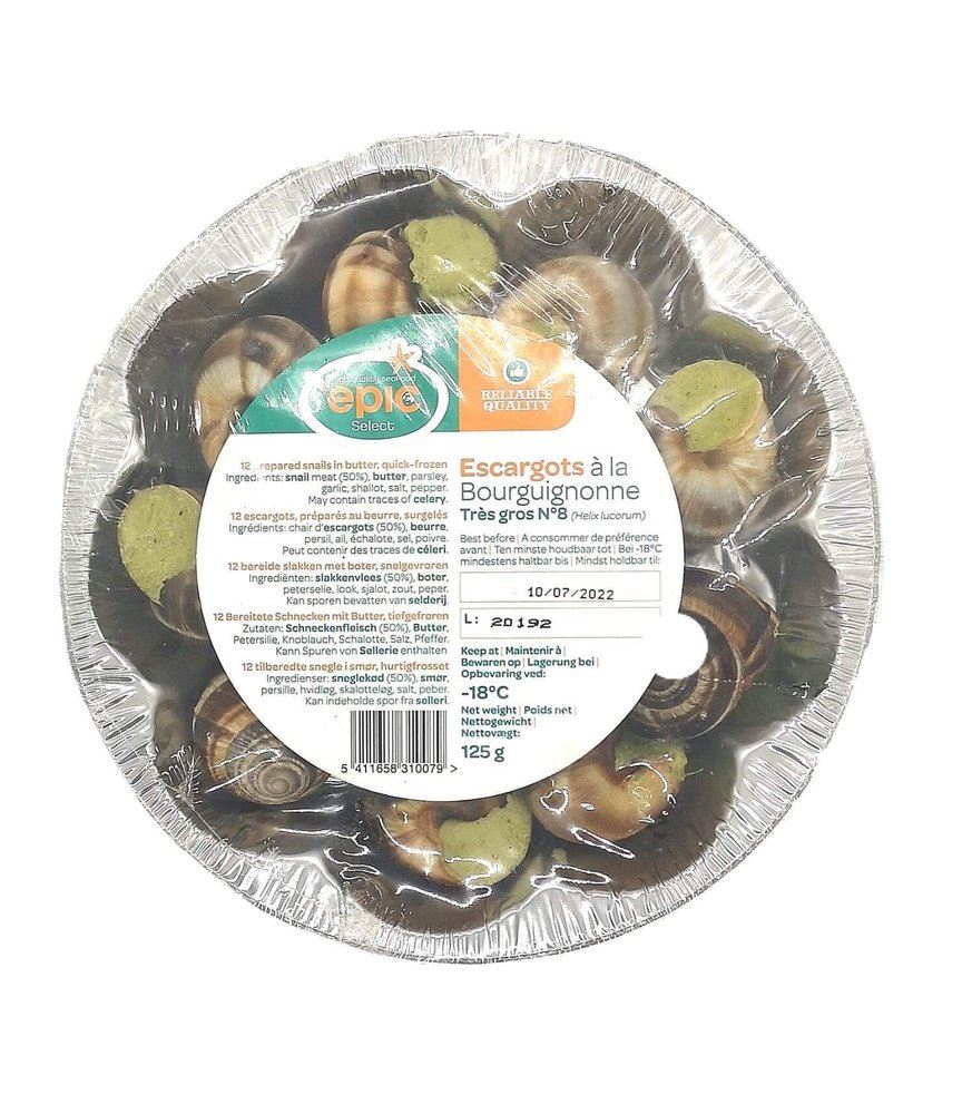 Escargots Lookboter Zeer Groot 12 st Epic 125 gr