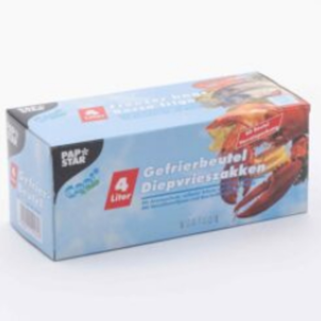 Invrieszakken 4 L 25x40 cm (14161) 35 mu 60 st