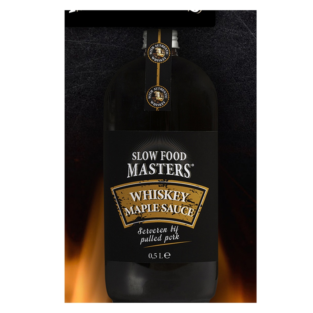 Whiskey Maple Saus SFM Fles 500 ml