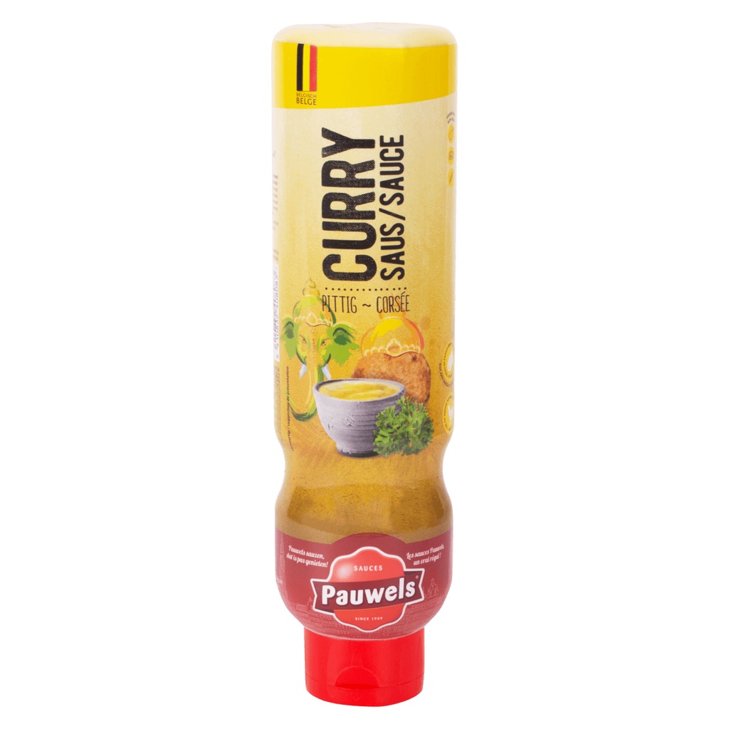 Curry Saus Pauwels Tube 1 L