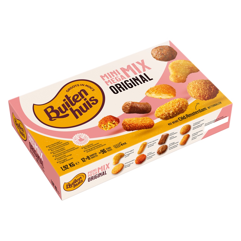 Mini Megamix 8 Soorten Buitenhuis 96 x 20 gr