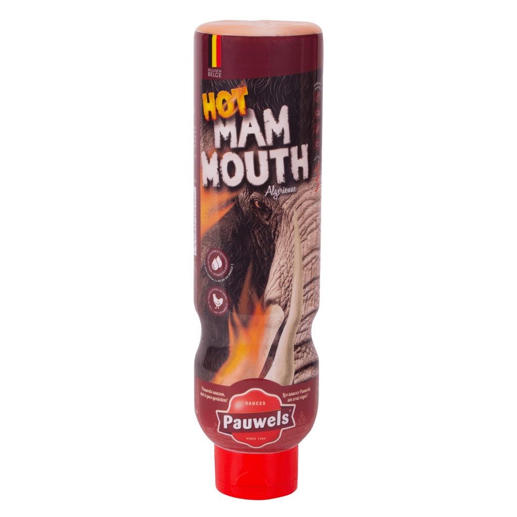 Hot Mammouth  (Algerian) Sauce Pauwels Tube 1 L