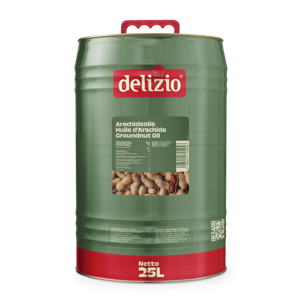 Arachide Olie Delizio 25 L