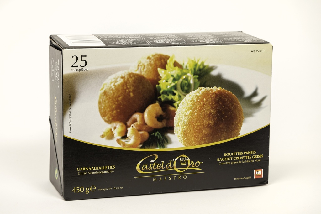 BOULETTES AUX CREVETTES MAESTRO 25X18GR CASTEL D'ORO