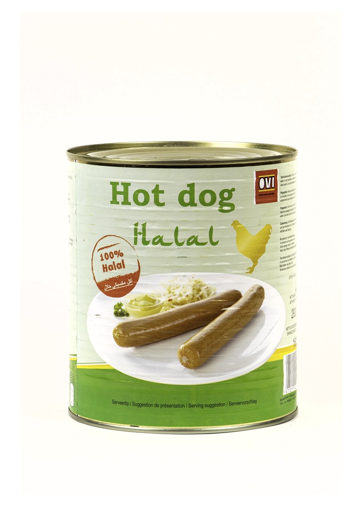 Hotdog Event Halal Ovi Blik 31 x 50 gr